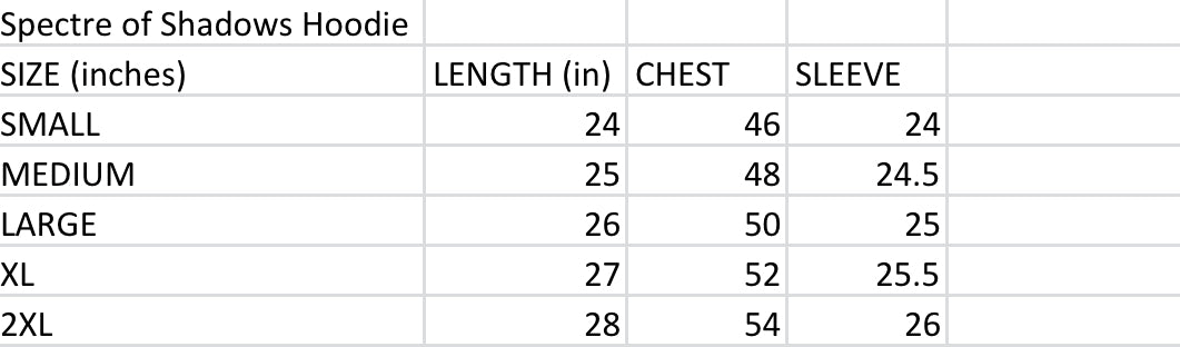 "Spectre of Shadows" Hoodie