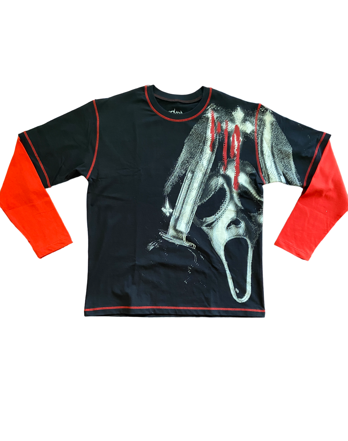 GHOSTFACE Longsleeve Tee (RED)